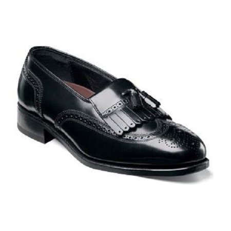 Florsheim Mens shoes Lexington Tassel Loafer Leather Black Lightweight 17073-01
