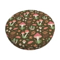 thumbnail image 2 of Round Bar Stool Seat Covers, Mushrooms And Autumn Leaves Elastic Round Chair Cover Stool Seat Slipcover Bar Stool Cushions Round Pad for 12-14 inch, 2 of 7