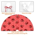 thumbnail image 4 of Sikiie Ladybugs On Red Polka Dot 30-48 inches {designName} Print Christmas Tree Skirt Snowman Xmas Tree Skirt with Edge Christmas Decorations for Holiday Party-48", 4 of 7