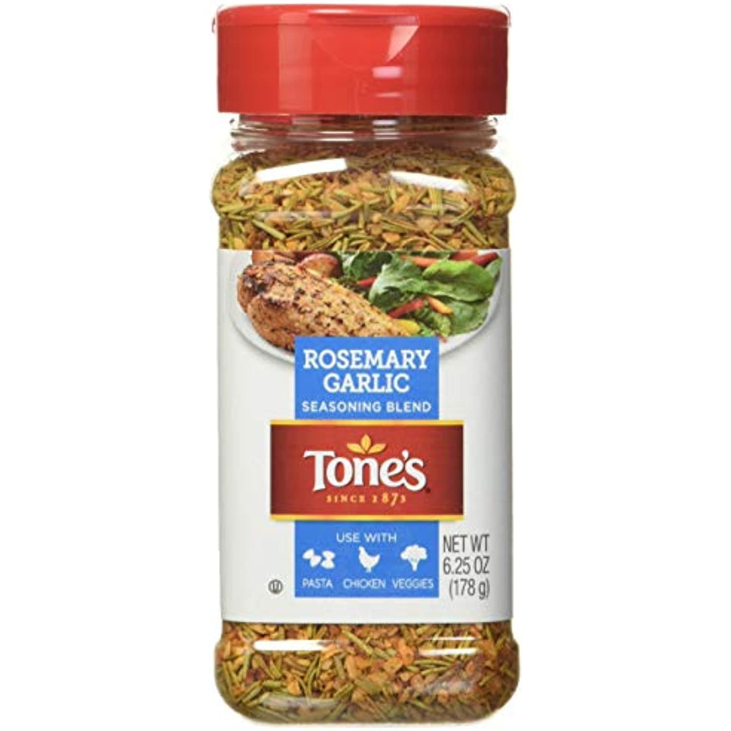 Tone's Seasoning, Rosemary Garlic, 6.25 Ounce