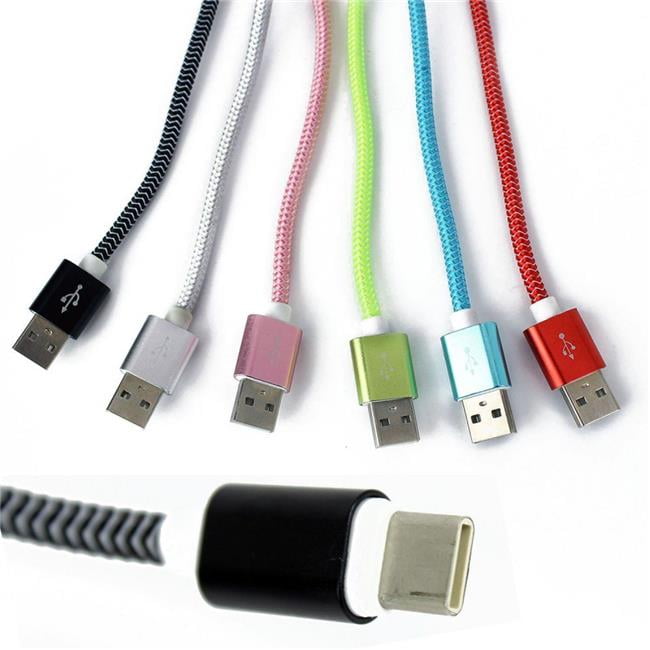 New Android USB Cell Phone Cord Charger Assorted Color Case of 48