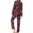 thumbnail image 5 of HaoXianJian 2 Pack Womens Pajama s Long Sleeve with Long Pajama Pant V-neck Soft Sleepwear Heart Printed Pjs Loungewear s Plus Size 2X 3X, 5 of 7