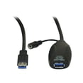 thumbnail image 2 of Tripp Lite 10M USB 3.0 SuperSpeed Active Extension Repeater Cable M/F 33ft 33' 10 Meter - USB extension cable - USB Type A (F) to USB Type A (M) - USB 3.0 - 33 ft - active - gray, 2 of 2