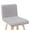 Gray, variant on Vienna Modern Counter Height Swivel Bar Stool with Red Upholstered Seat and Brushed Wood Frame