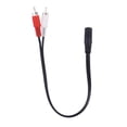 thumbnail image 2 of 2pcs 3.5mm Hembra A 2 Cable De Audio Esté Para Teléfonos Inteligentes, MP3, Tabletas, Casa Baoblaze Cable AUX a RCA doble, 2 of 8