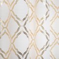 thumbnail image 2 of Better Homes and Gardens Metallic Foil Trellis Curtain Panel, 2 of 4