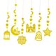 thumbnail image 4 of 6 serpentinas decorativas para Ramadán Eid Mubarak, suministros para fiestas de Ramadán Mubarak Oro, 4 of 9
