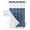 blue, variant on No Hook Shower Curtain with Snap in Liner, Compass Navigation Guide Letter Printing Hotel Shower Curtains for Bathroom, Washable Shower Curtain Liner Set with Mesh Top Window, 36"x78"