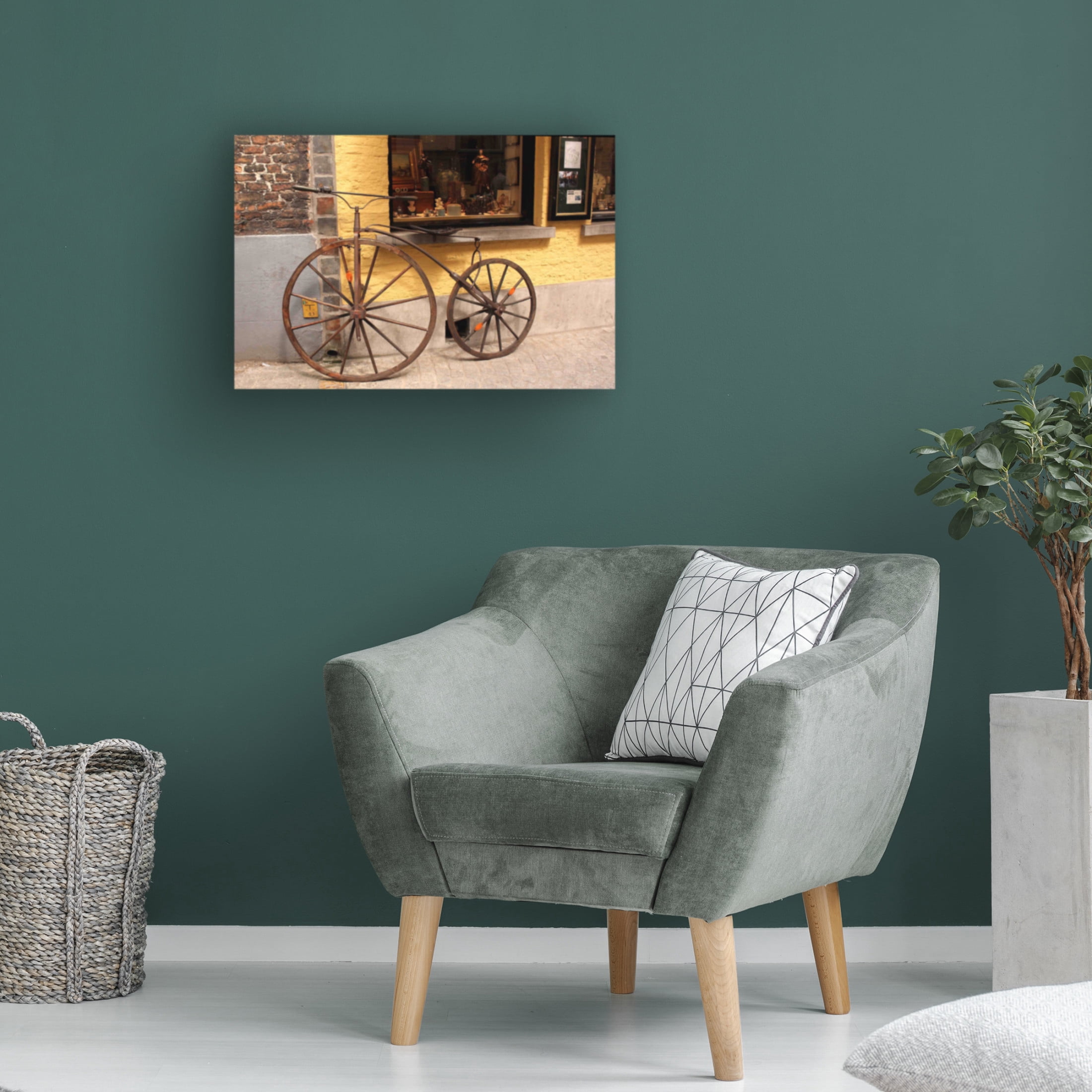 Canvas Wall Art - DANE 'Brugge 2' Wall Art for Living Room, Bedroom, or Office Décor by Trademark Fine Art - 47 x 30 Inches