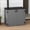 Dark Gray, variant on Dextrus Outdoor Storage Unit 25 Cubic Feet without Shelving for Bicycles, Garden Tools, Garage, Poolside, khaki