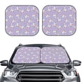 thumbnail image 2 of Fotbe Swan With Stars Juego de 2 Piezas de Parasoles para Parabrisas | Bloqueador Solar para Auto | Accesorios Plegables para Protección Solar Interior-Large, 2 of 6
