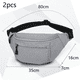 thumbnail image 2 of 2 piezas riñonera con correa ajustable pequeña bolsa de cintura para entrenamiento correr viajar senderismo, 2 of 5
