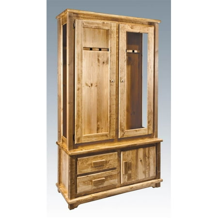 Gun Cabinet in Stained and Lacquered Finish