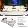 thumbnail image 3 of Yiaed Sweet Bee Print Car Windshield Sunshade Front Auto Car Front Window Sun Shade Foldable Sun Visor Shield Cover Auto Accessories for Sedan SUV Truck-Small, 3 of 5