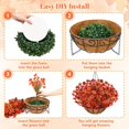 thumbnail image 2 of Yastouay Artificial Hanging Flowers Basket for Outdoors,24 Pcs Faux Plants with Baskets for Home Garden Porch Decor, 2 of 7