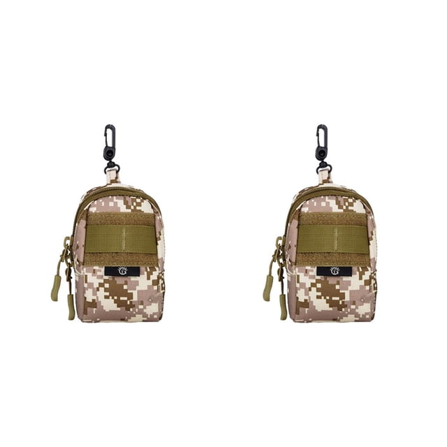 Greeniant Bolsa adjunta Bolsa al aire libre Cámara de teléfono Kit de riñonera multifunción Camping Senderismo Accesorios de Camuflaje marrón camuflaje marrón 2piezas Greeniant CBP392994
