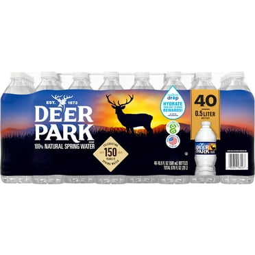 DEER PARK 100% Natural Spring Water 40-16.9 fl. oz. Bottles