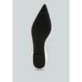 thumbnail image 5 of Aouva Rhinestone  Pearl Ankle Strap Flat Sandals, 5 of 11