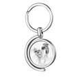 thumbnail image 1 of Dao Chine Lao Tzu Rotation Porte-Clés Porte-Clés en Métal, 1 of 2