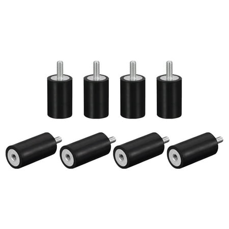 

Rubber Mount 8 Pack M4 Male/Female Vibration Isolator Shock Absorber D15mmxH30mm