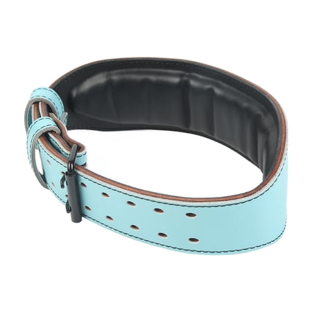 Rupoun Weightlifting Belt Widening Adjustable Waist Support Protection Bodybuilding Belt for Men Women Deadlift Squat Blue (51.2 inches / 130 cm)