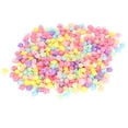 thumbnail image 1 of 300 cuentas de flores de plástico para niños, accesorios de joyería para manualidades, material para hacer manualidades., 1 of 14