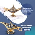 thumbnail image 4 of Tabletop Vintage Lamp Home Holiday Ornament Cabinet Shelf Dining Table Room Decoration, 4 of 9