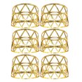 thumbnail image 4 of EeaseMX 6 anillos de servilleta huecos creativos, hebillas de servilleta huecas, decoraciones de anillos de servilleta, 4 of 7