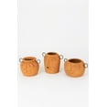 thumbnail image 2 of Set Of Three Funky Face Clay Planters per Set of 3, 2 of 2