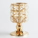thumbnail image 2 of Candelabro de cristal moderno dorado S Sunnimix palitos de vela, 2 of 7