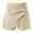 Beige, variant on Shorts Women Relaxed High Waist Casual Sports Outdoor Summer Daily Travel Weekend Walking Daily Activities Loose Breathable Essential