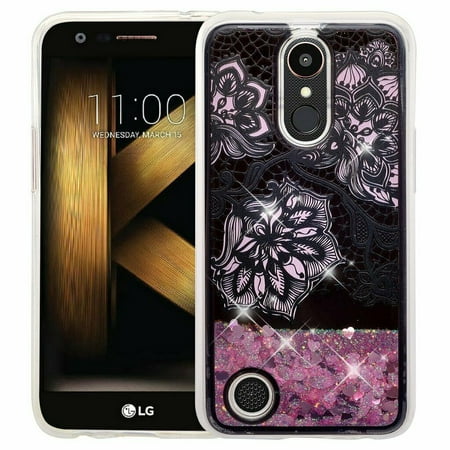 for 5.3" LG K10 2017 Harmony GRACE LTE Case Phone Case Shock proof Edges Designed Hard Back Hybrid Layers Drop Bumper Slim Cover Crystals