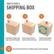 (4 pack) Pen+Gear Large Shipping Boxes, 15L x 12W x 10H