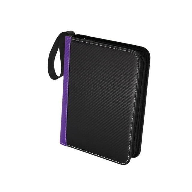Carpeta de béisbol para álbum de tarjetas deportivas CUTICAT 9 bolsillos Violeta