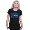 thumbnail image 3 of DR Dominican Republic Demand Respect Womens Slim Fit Graphic Tee Brisco Brands S, 3 of 5