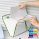 thumbnail image 2 of Carpeta expandible con 13 bolsillos, organizador de acordeón con etiquetas, organizador portátil para documentos y recibos, con capacidad para papel tamaño carta A4, carpeta impermeable para mochilas, 2 of 7