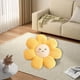 thumbnail image 5 of Flores de juguete de peluche | Flor decorativa de peluche suave y colorida | Regalo portátil ligero para decorar o jugar | Fácil limpieza | Tamaño de 17.7in o 9.8in | Amarillo Blanco Brillante | 1, 5 of 6