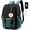 green, variant on Waterproof Backpack Women USB Charging Bookbags College Computer Rucksack Travel Shoulder Bag