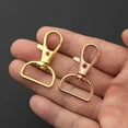 thumbnail image 5 of 10pcs Bag Accessories Handbags Clasps Handle Alloy Metal Lobster Clasp Swivel Clips Snap Hooks for Key Rings, 5 of 11