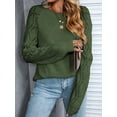 thumbnail image 3 of Cupshe Women's Knit Sweaters Round Neckline Cutouts Pullover Sweater, 3 of 5