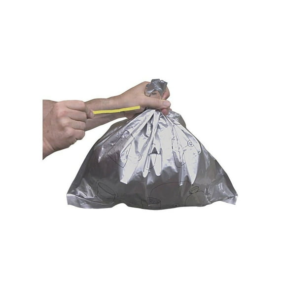 Justrite Disposable Bucket Liner For Outdoor Ashtray And Butt Receptacles 10Pk