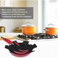 thumbnail image 4 of Pot Protectors and Pan Protectors, 30PCS Pan Protector(3 Sizes), Premium Divider Pads Separate and Protect Your Kitchen Surfaces from Scratches（black, 4 of 4
