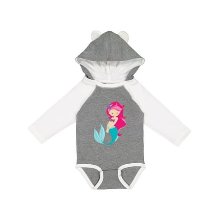 

Inktastic Mermaid Gift Baby Girl Long Sleeve Bodysuit