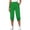Green, variant on Capri Pants for Women Spring Summer Elastic Waist Straight Leg Cropped Pants with Pockets Womens Capris