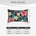 thumbnail image 4 of Xecao Green Tropical Leaves for Decorative Throw Pillow Case for Couch,Sofa or Bed Set,Pillow Cover for Sofa Home Decor Ideal Gift-16"x24", 4 of 6