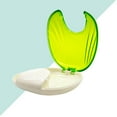 thumbnail image 3 of EeaseCA Dental Braces Storage Box Case Holder False Teeth Transparent Teeth Retainer Case (Fluorescent Green), 3 of 8
