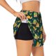 thumbnail image 1 of Balery Snails And Butterfies Pantalones cortos deportivos para mujer con forro y dos bolsillos, elásticos, para entrenamiento, gimnasio, yoga-X-Large, 1 of 7