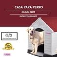 thumbnail image 4 of Casa Para Perro Q Perrón Raza Extra Grande Color Rojo, 4 of 6