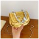 thumbnail image 2 of Bolso pequeño estilo mini para mujer, de verano, de textura de alta gama, bolso oblicuo, bolso de hombro con cadena brillante de moda, 2 of 6