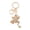White, variant on Toad Key Chain Rhinestone Toad Keychain Sparkly Lucky Money Frog Toad Charm with Key Ring Bag Charm for Men Women